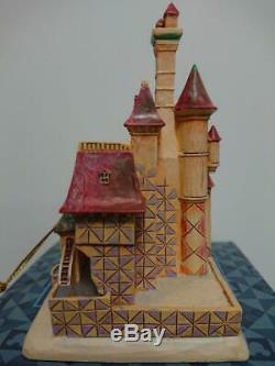 Disney Tradition Beauty and the Beast Castle Jim Shore Enesco Christmas ornament