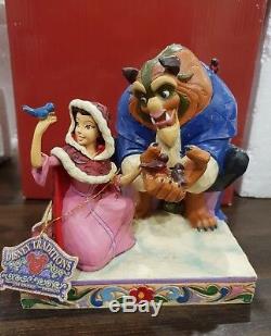 Disney Tradition christmas Beauty and the Beast Something There jim shore figure
