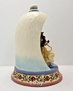 Disney Traditions Beauty & Beast Figurine Enchanted Love Belle Rose Dome New Disney Traditions Beauty & Beast Figurine Enchanted Love Belle Rose Dome New