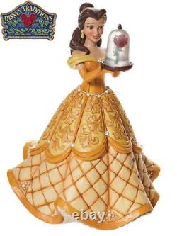 Disney Traditions Beauty and the Beast Belle A Rare Rose Deluxe Statue New