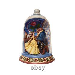 Disney Traditions Beauty and the Beast Rose Dome Enchanted Love by Jim Shore Sta