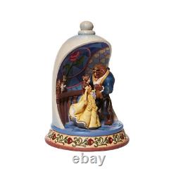 Disney Traditions Beauty and the Beast Rose Dome Enchanted Love by Jim Shore Sta
