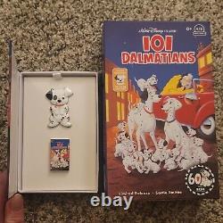 Disney VHS Plush & Pins Collection Aladdin Dumbo Beauty & Beast 101 Dalmatians