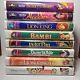 Disney VHS Tapes Snow White Aladdin Lion King Beauty And The Beast Toy Story 2