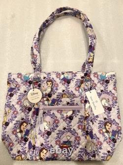 Disney Vera Bradley Tote Bag Purse Belle Floral Beauty & Beast (New)