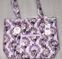 Disney Vera Bradley Tote Bag Purse Belle Floral Beauty & Beast (New)