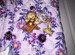 Disney Vera Bradley Tote Bag Purse Belle Floral Beauty & Beast (New)