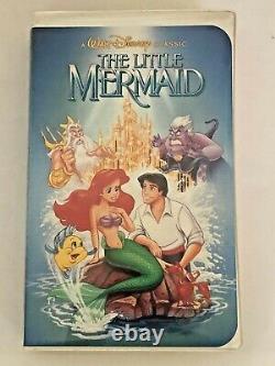 Disney Vhs Black Diamond Lot Beauty And The Beast, Little Mermaid Banned Cover