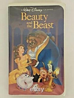 Disney Vhs Black Diamond Lot Beauty And The Beast, Little Mermaid Banned Cover