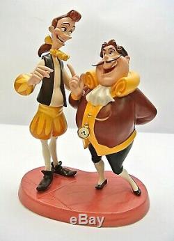 Disney WDCC Beauty and the Beast The Curse is Broken Lumiere & Cogsworth No COA