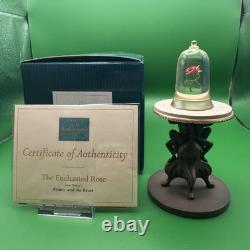 Disney WDCC Beauty and the Beast The Enchanted Rose Figurine NM in Box with COA