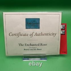 Disney WDCC Beauty and the Beast The Enchanted Rose Figurine NM in Box with COA