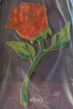 Disney WDI Beauty and the Beast 25th Anniversary Jumbo Enchanted Rose LE 150 Pin