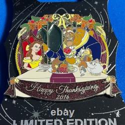 Disney WDI Beauty and the Beast Thanksgiving 2016 LE 250 Pin Belle C01