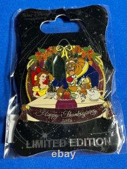 Disney WDI Beauty and the Beast Thanksgiving 2016 LE 250 Pin Belle C01