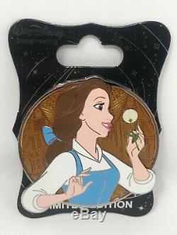 Disney WDI Belle Heroines LE 250 Profile Pin Beauty and the Beast BATB