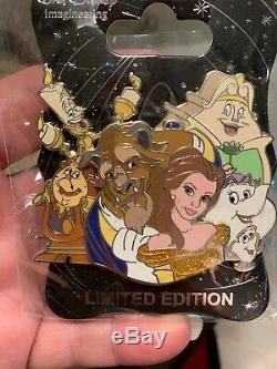 Disney WDI Character Cluster Beauty & the Beast Belle Lumiere LE250 pin