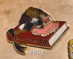 Disney WDI D23 Pin Storybook Set Beauty and the Beast