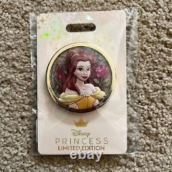 Disney WDI MOG D23 Expo Princess Belle Glitter Beauty and Beast Pin 2024 LE 400