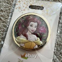 Disney WDI MOG D23 Expo Princess Belle Glitter Beauty and Beast Pin 2024 LE 400