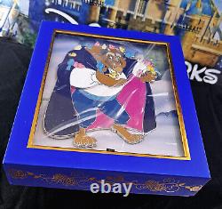 Disney WDI Pin Beauty and the Beast 30th Annirversary Jumbo Pin LE 250