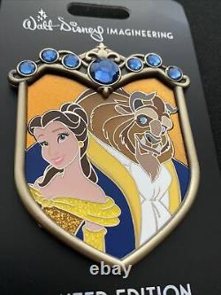 Disney WDI Pins Princess Couples Crest Belle Beauty & Beast LE 250 Pin