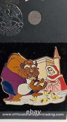 Disney WDW Beauty & Beast This is Love Set of 5 Pins LE 200 Crown our Hearts
