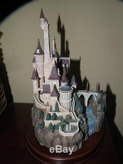 Disney Wdcc Beauty & The Beast Beast's Castle Mib With Coa