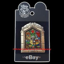 Disney Wdw Beauty & The Beast DVD Release Pin Moc Belle Stained Glass