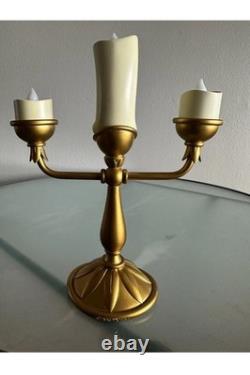 Disney World park Beauty and the Beast Lumière Candelabra light up exclusive