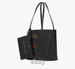 Disney X Kate Spade New York Beauty And The Beast Reversible Tote NWT