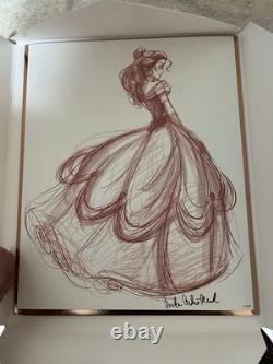 Disney beauty And The Beast Art Of Belle LE Lithograph Collection