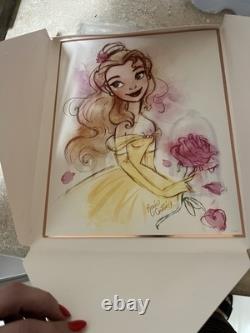 Disney beauty And The Beast Art Of Belle LE Lithograph Collection