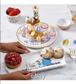 Disney beauty and the beast Lumiere serving tray Epcot Food & Wine Festival New