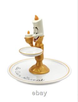 Disney beauty and the beast Lumiere serving tray Epcot Food & Wine Festival New
