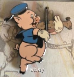 Disney catalog boxed pin set #3 THREE LITTLE PIGS Practical Fifer Fiddler WOLF