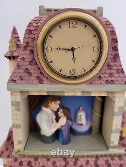 Disney classic beauty &the beast magic moments in time tower diorama rare