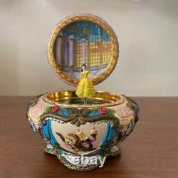 Disney earthenware music box Beauty and the Beast