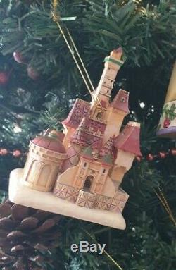 Disney hanging Christmas tree Tradition beauty beast Enchanted Kingdom Castle