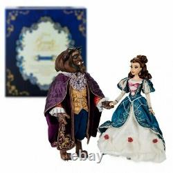 Disney limited edition belle and beast doll (platinum set)