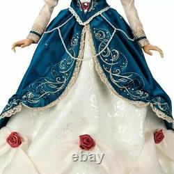 Disney limited edition belle and beast doll (platinum set)