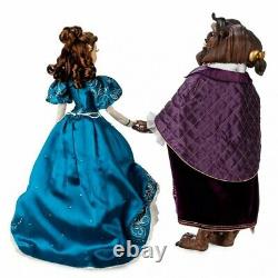 Disney limited edition belle and beast doll (platinum set)