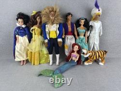 Disney mattel/Other Vintage 90s Aladdin Beauty & Beast Little Mermaid Snow White