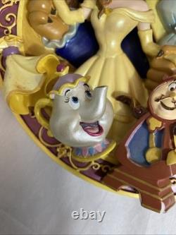 Disney's Beauty And The Beast 3D Relief Plate An Enchanted Evening READ
