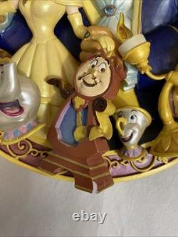 Disney's Beauty And The Beast 3D Relief Plate An Enchanted Evening READ