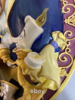 Disney's Beauty And The Beast 3D Relief Plate An Enchanted Evening READ