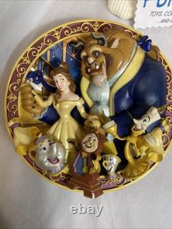 Disney's Beauty And The Beast 3D Relief Plate An Enchanted Evening READ