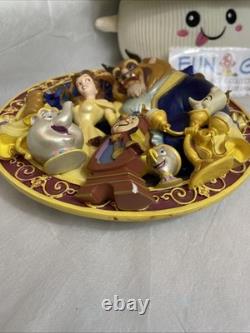 Disney's Beauty And The Beast 3D Relief Plate An Enchanted Evening READ