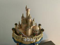 Disney's Beauty And The Beast Hourglass Light Up Musical Snow Globe READ
