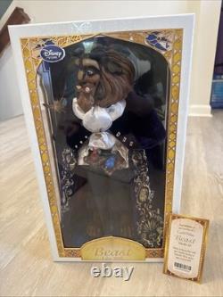 Disney's Beauty & The Beast 17 Beast Doll Limited Edition Of 3500 NIB with COA